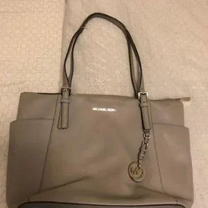 トートバッグ Michael Kors SS25 (30S5G9FT1W 969NAT LUGG) Michael Kors Heather Large Shoulder Nat Lugg – Rafaelos